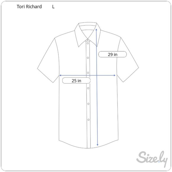 Vintage Tori Richard Hawaiian Cocktail Print Short Sleeve Shirt Size Large - Picture 9 of 9